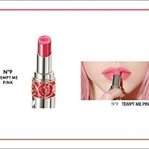 BNIB YSL Volupte Tint-in-balm tempt me pink #9